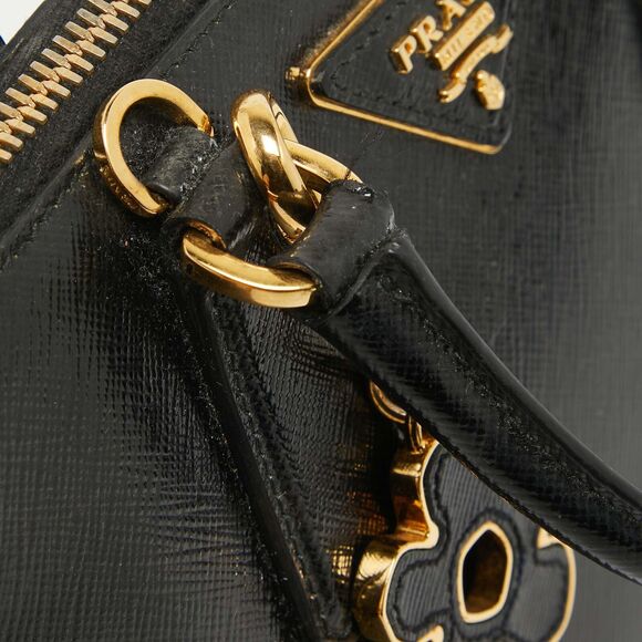 Prada Black Saffiano Leather Small #129540P92B - Picture 7 of 10